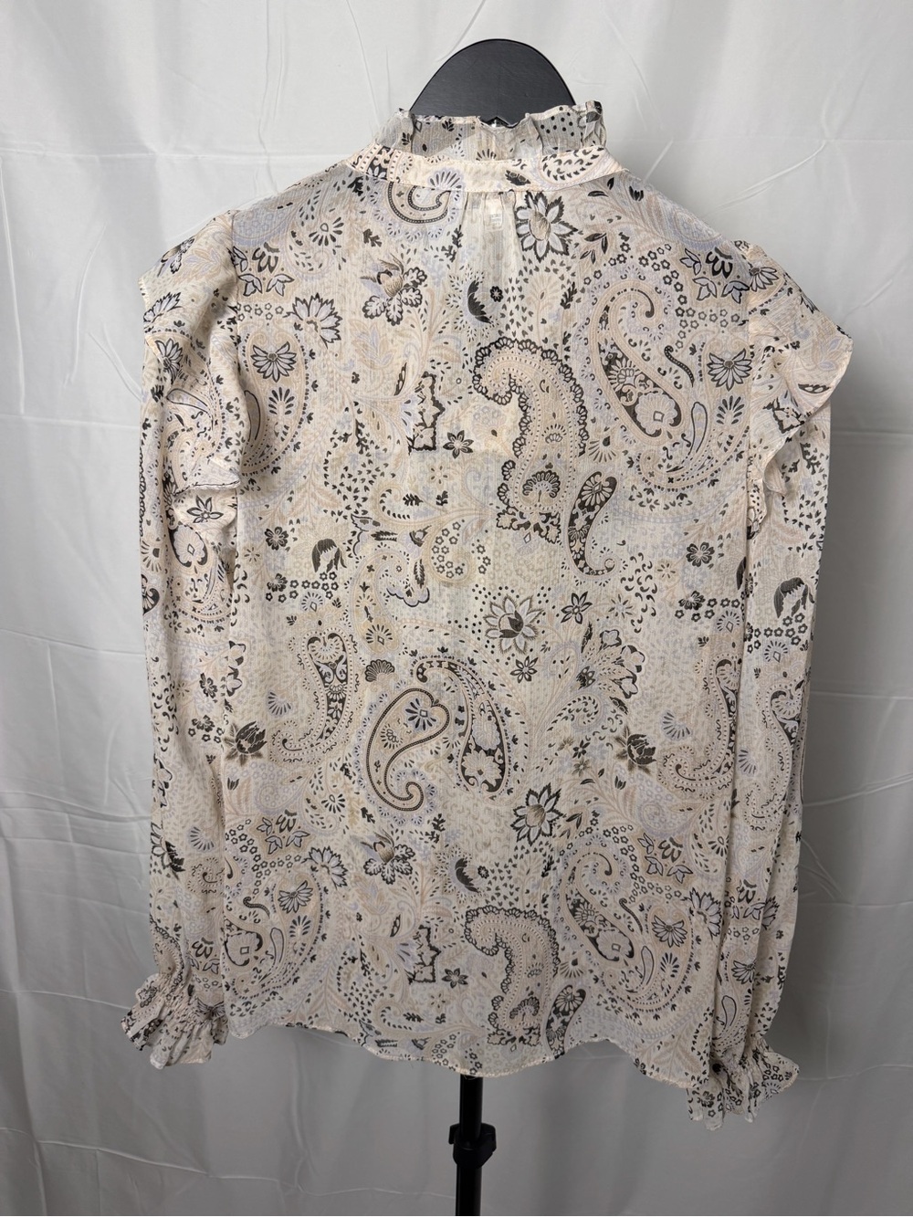 Mason D’Amelie Paisley Ruffle Blouse - Picture 3 of 9